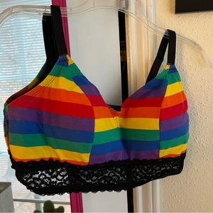 Torrid Pride bralette size 2 NWOT